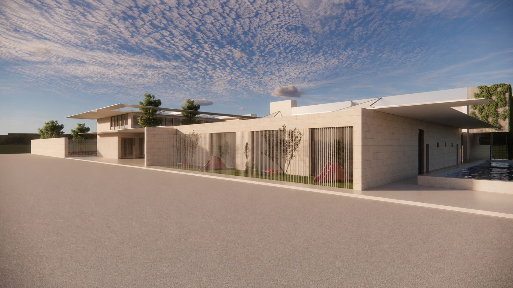 Render della Scuola Mariano Cefalù