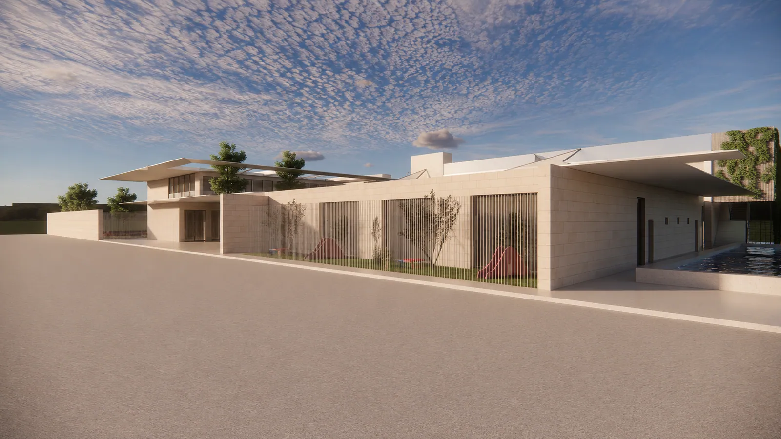 Render della Scuola Mariano Cefalù